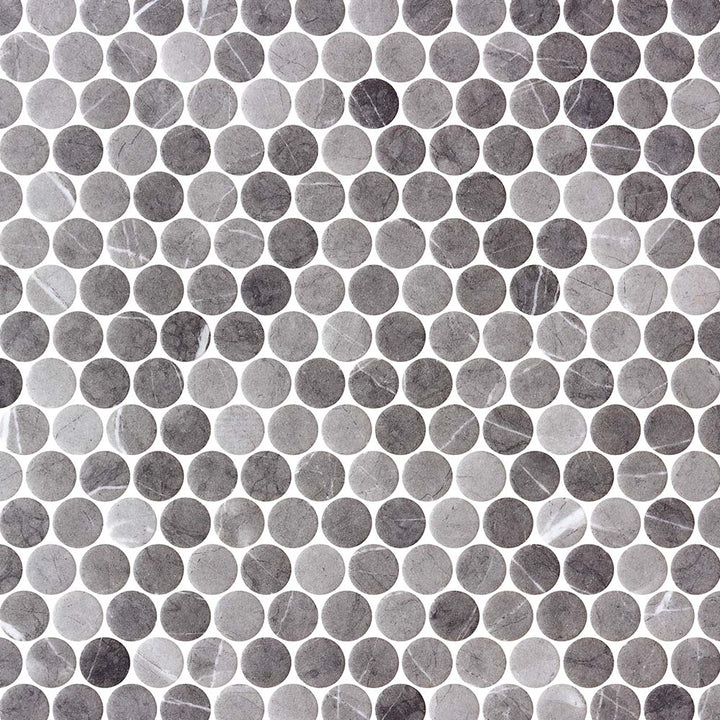 Vetro Round Glass Mosaic Tile