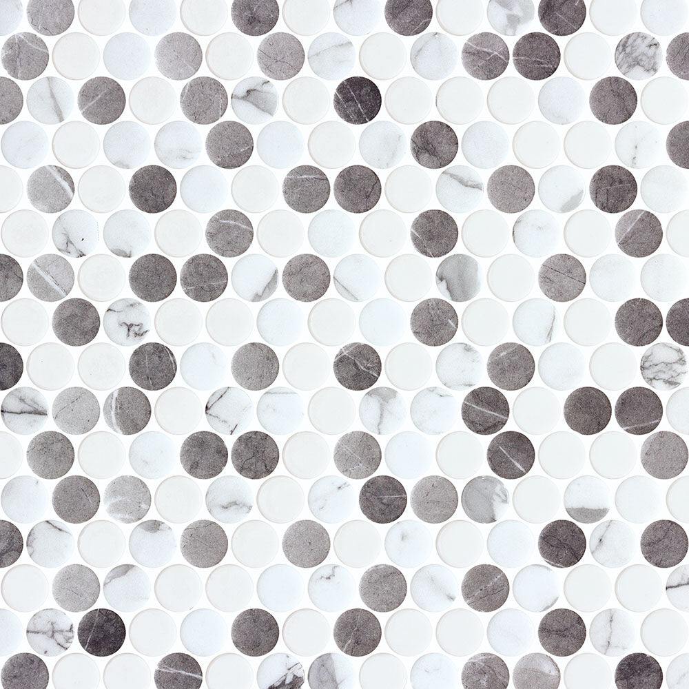 Vetro Round Glass Mosaic Tile