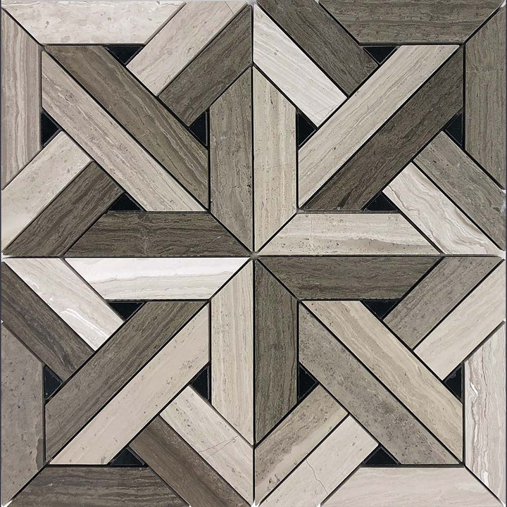 Wellstone Polished Natural Stone Mosaic Tile