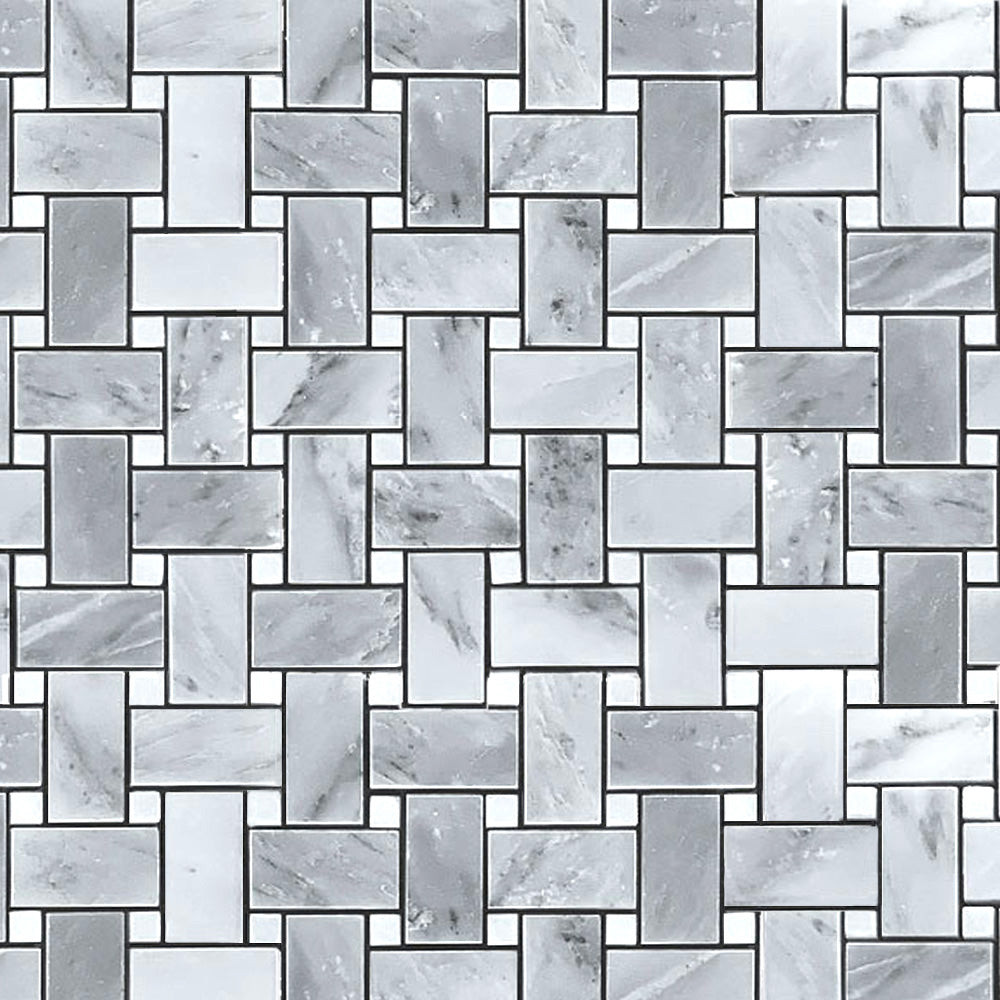 Neo Gris Marble Honed Mosaic Tile