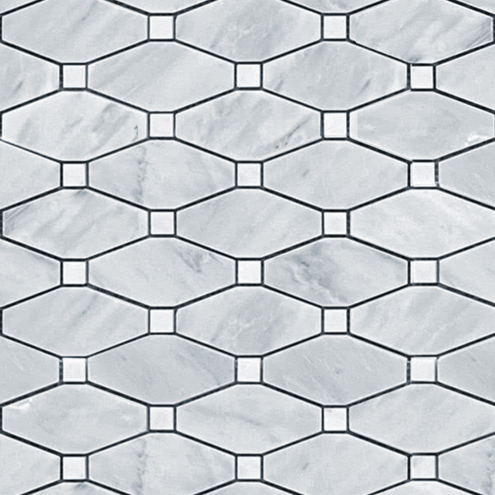 Neo Gris Marble Honed Mosaic Tile