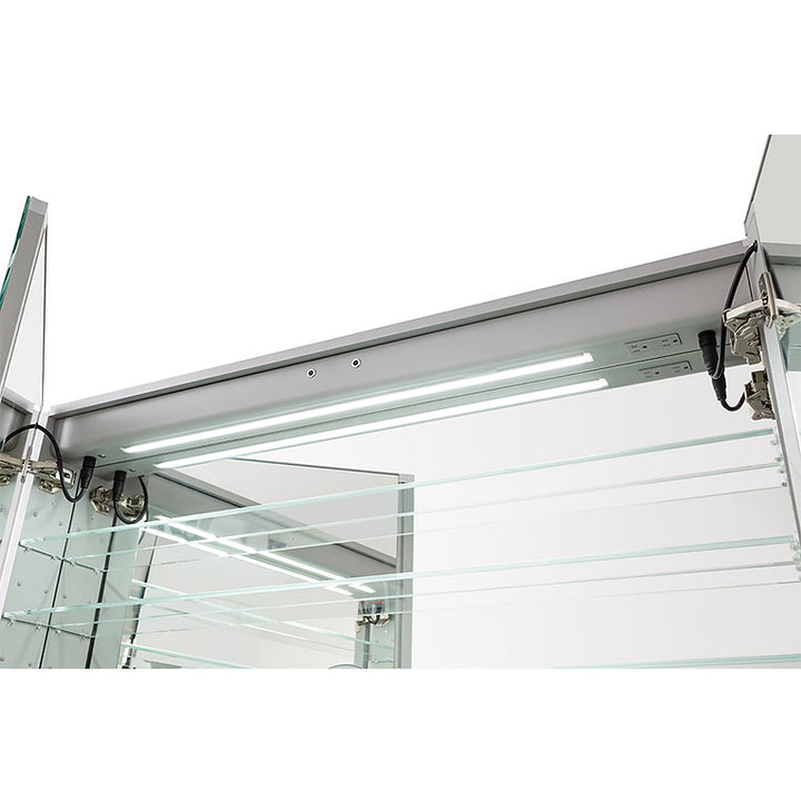 Edge Royale 36" x 32" LED Lighted Double Door Medicine Cabinet