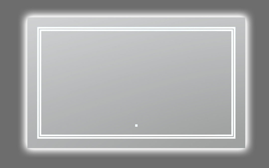Soho 60" x 30" LED Bathroom Mirror, Anti-Fog