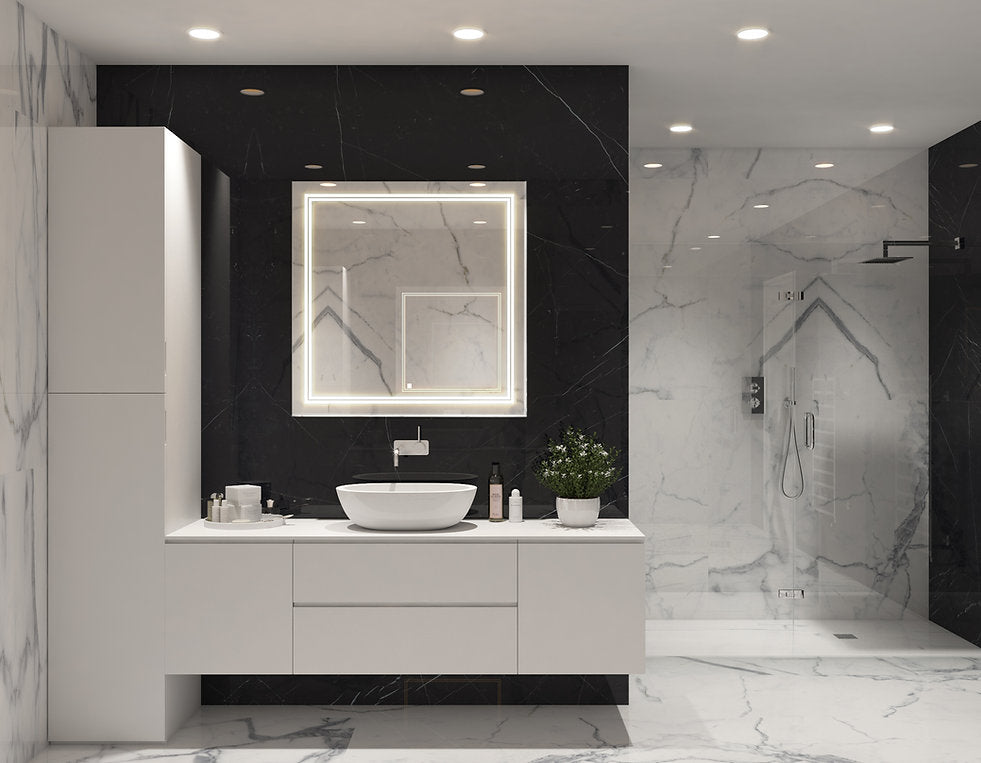 Soho 30" x 30" LED Bathroom Mirror, Anti-Fog