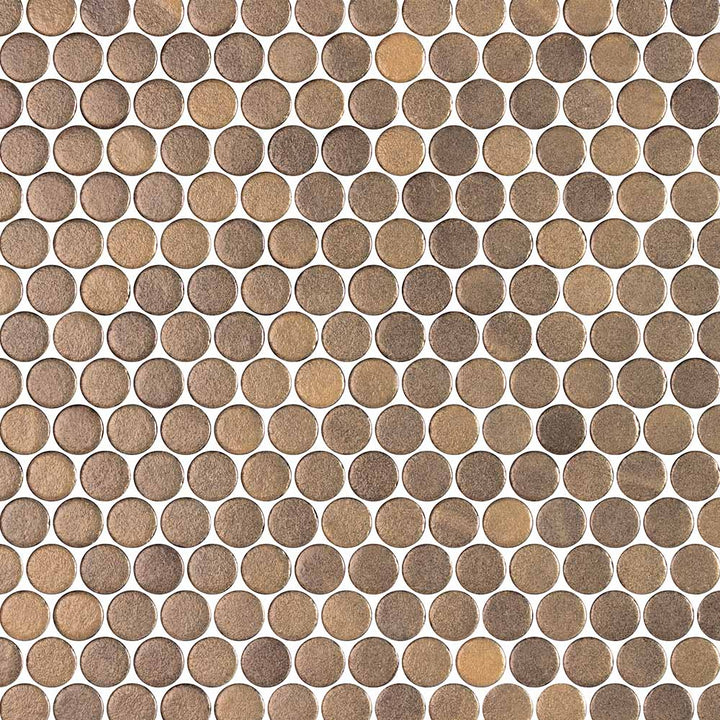 Vetro Round Glass Mosaic Tile