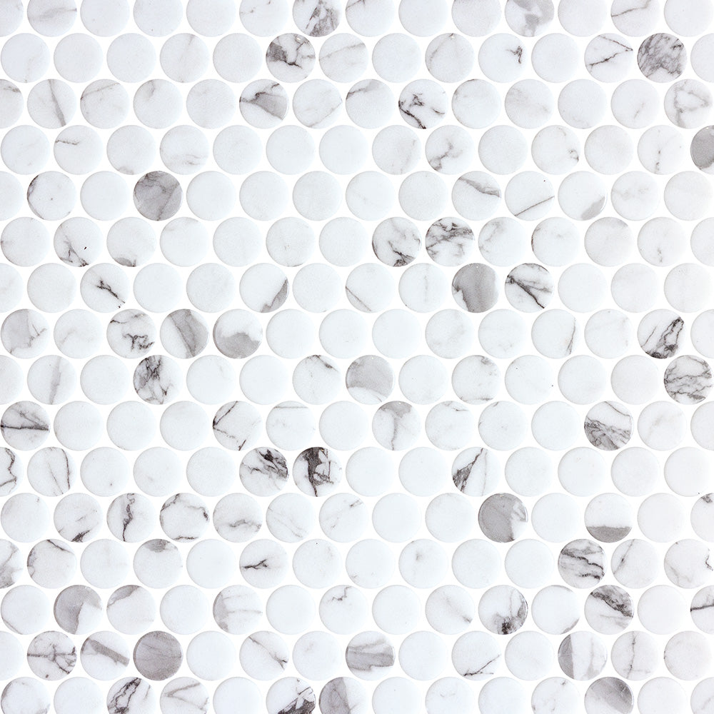 Vetro Round Glass Mosaic Tile