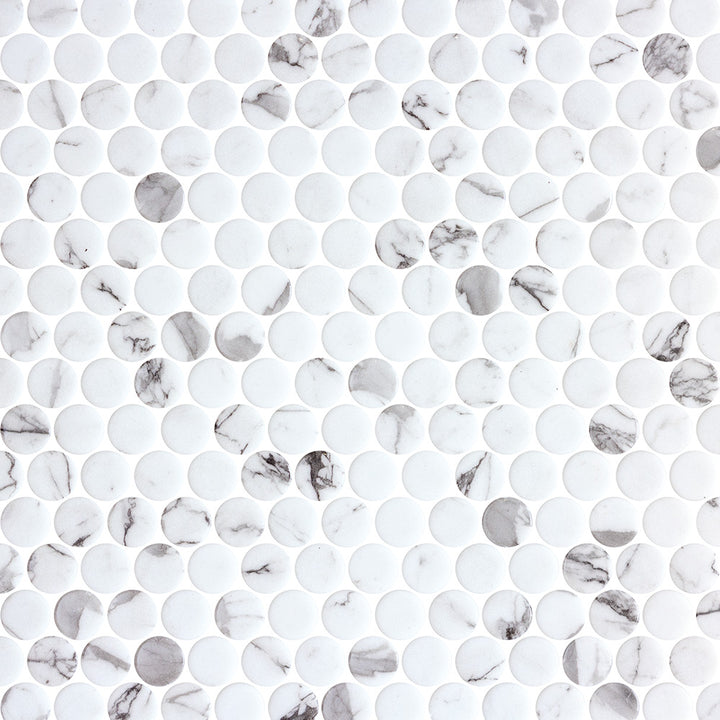 Vetro Round Glass Mosaic Tile