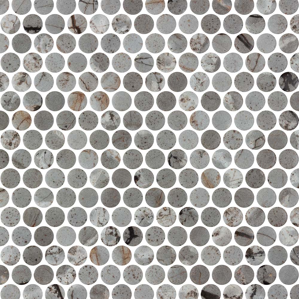 Vetro Round Glass Mosaic Tile