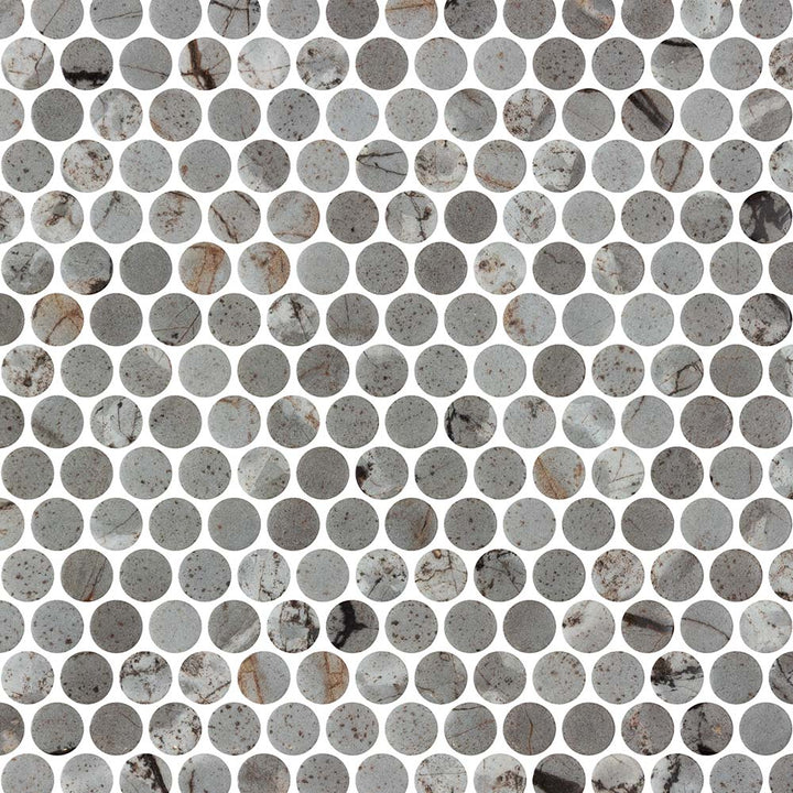 Vetro Round Glass Mosaic Tile