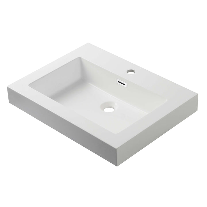 Positano Acrylic Top-Mount Bathroom Sink
