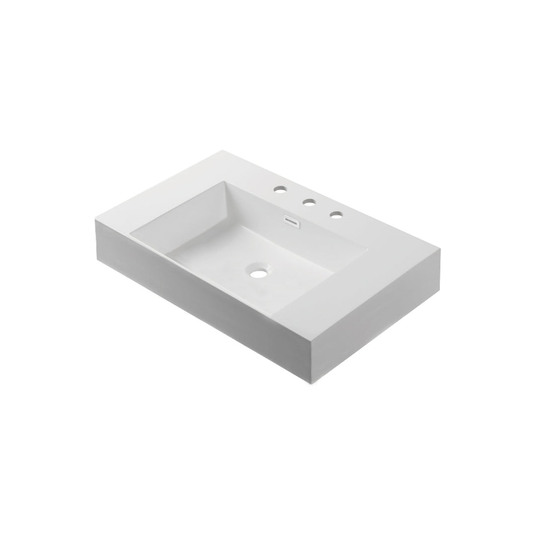 Acrylic Top-Mount Bathroom Sink