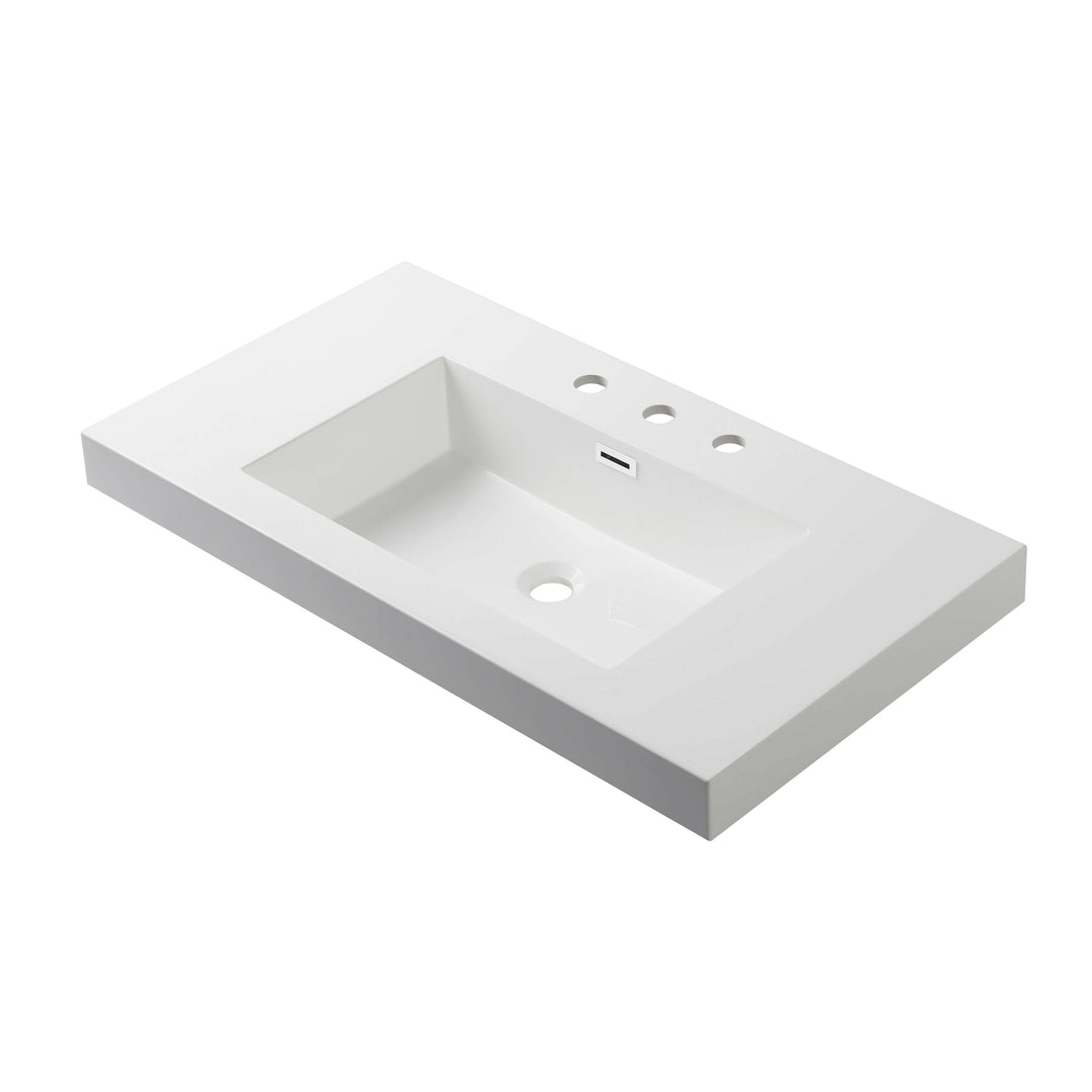 Annecy Acrylic Top-Mount Bathroom Sink