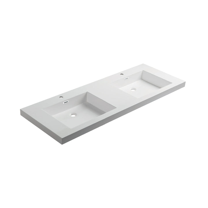 Milan Acrylic Top-Mount Bathroom Sink