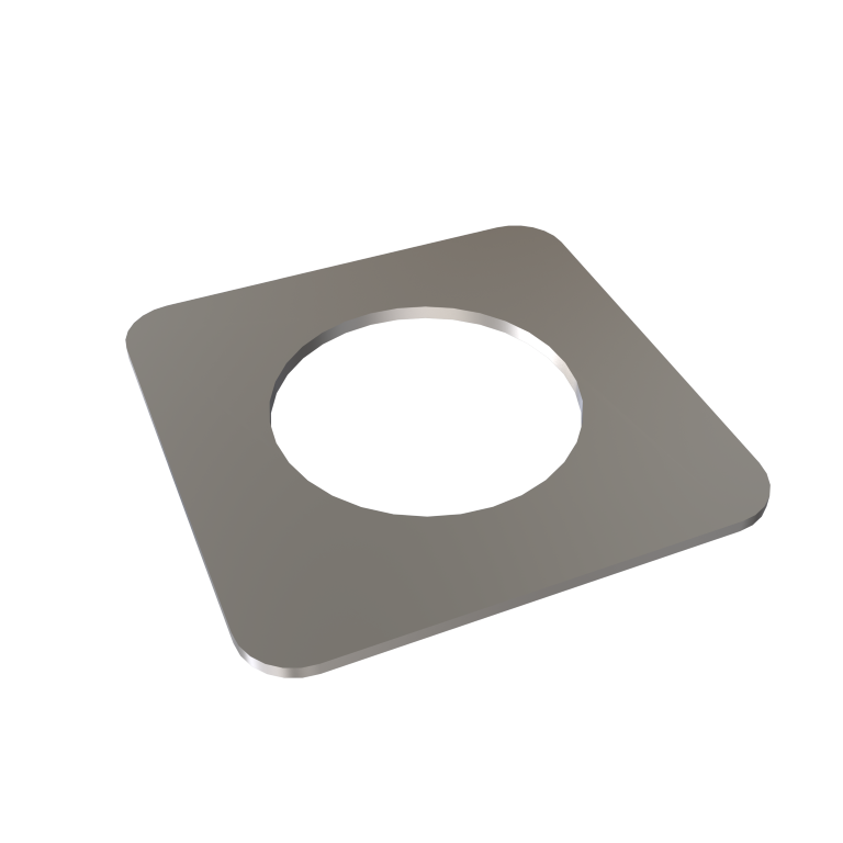 Amba Square Spacer for Quadro or Vega Collections