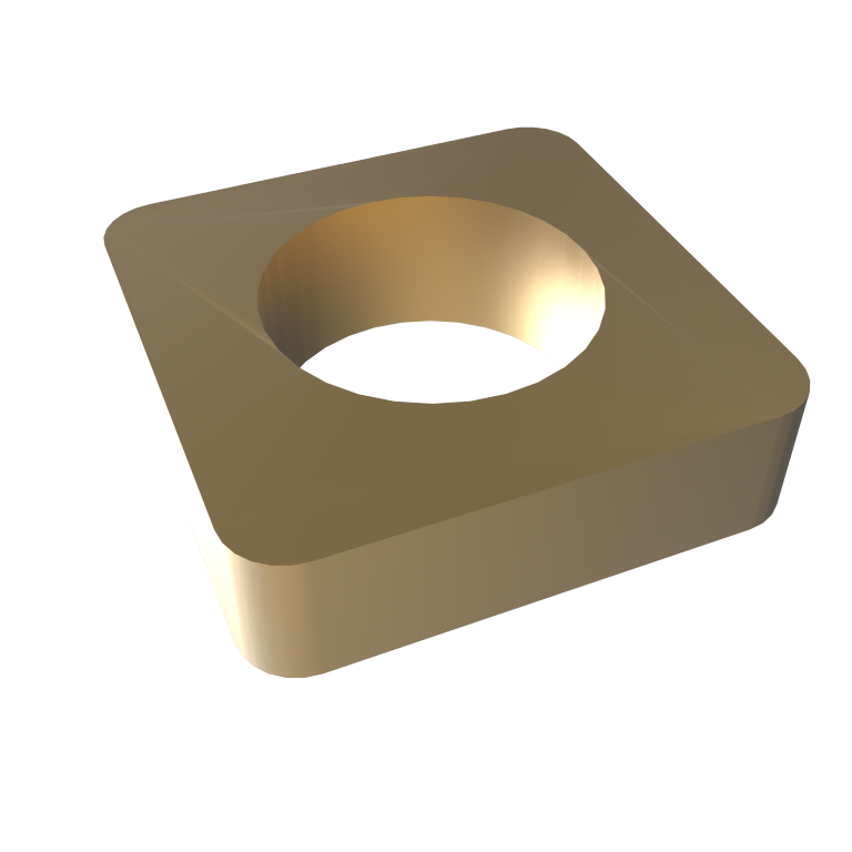 Amba Square Spacer for Quadro or Vega Collections