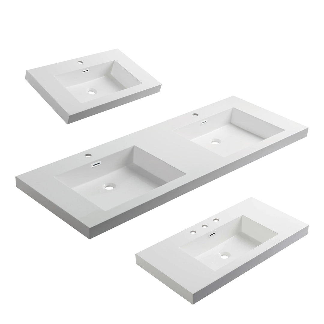 Acrylic Top-Mount Bathroom Sink