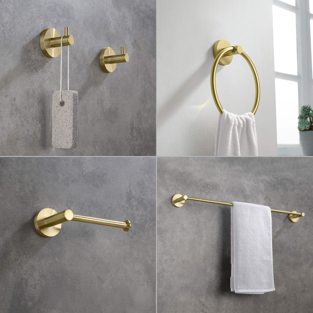 Halo 5-Piece Bathroom Hardware Set in 1