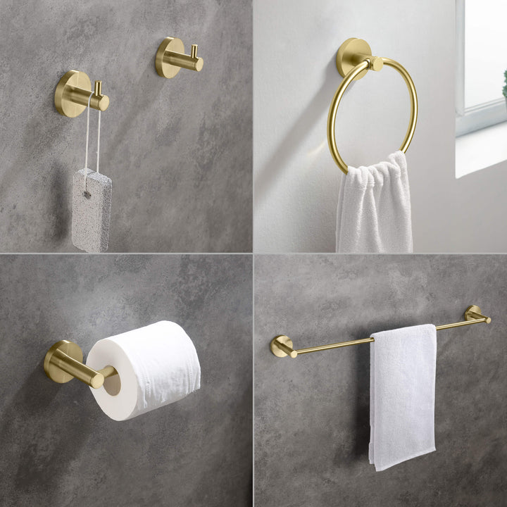 Halo 5-Piece Bathroom Hardware Set in 1