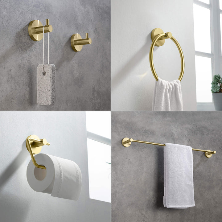 Halo 5-Piece Bathroom Hardware Set in 2