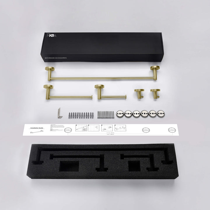 Halo 5-Piece Bathroom Hardware Set