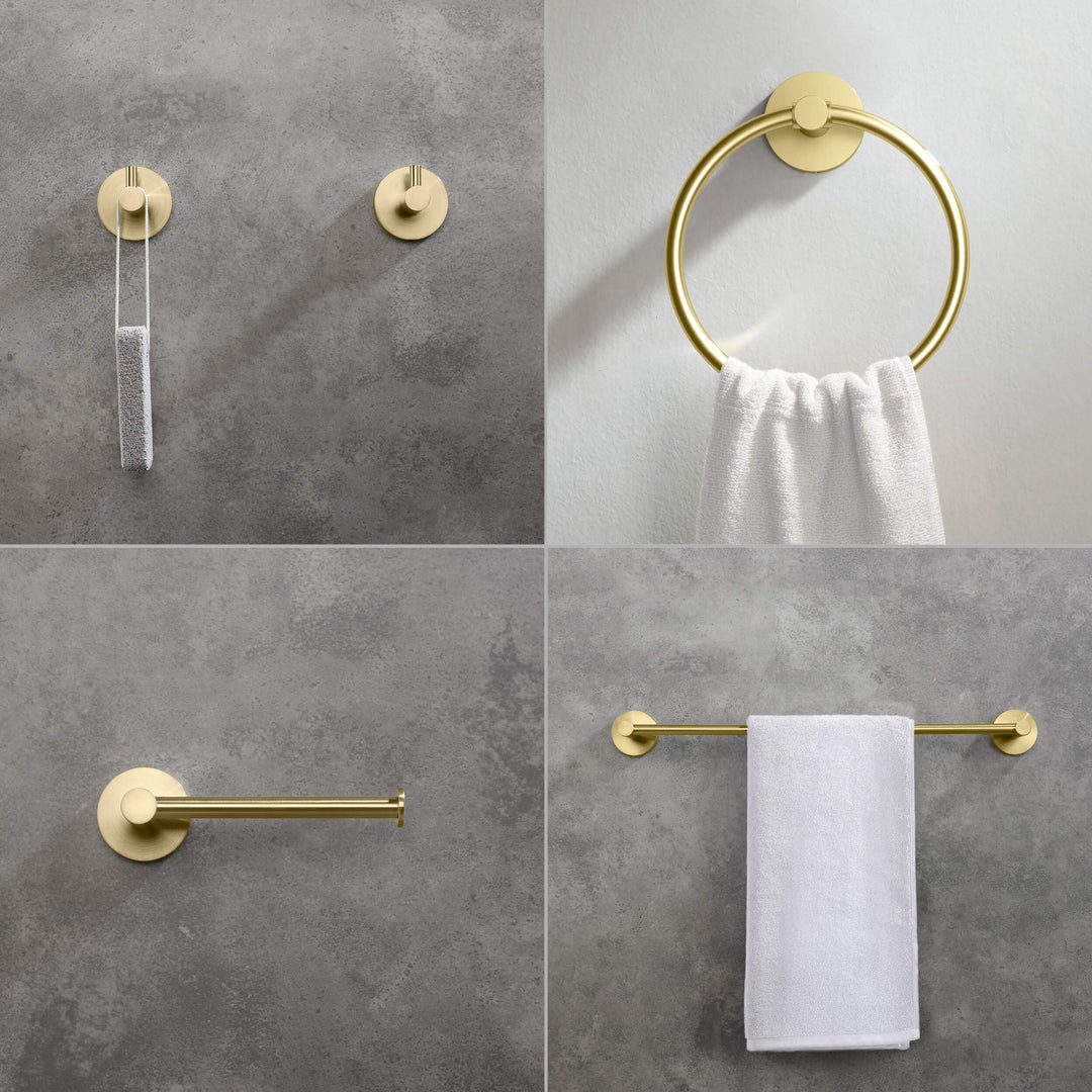 Halo 5-Piece Bathroom Hardware Set in 3
