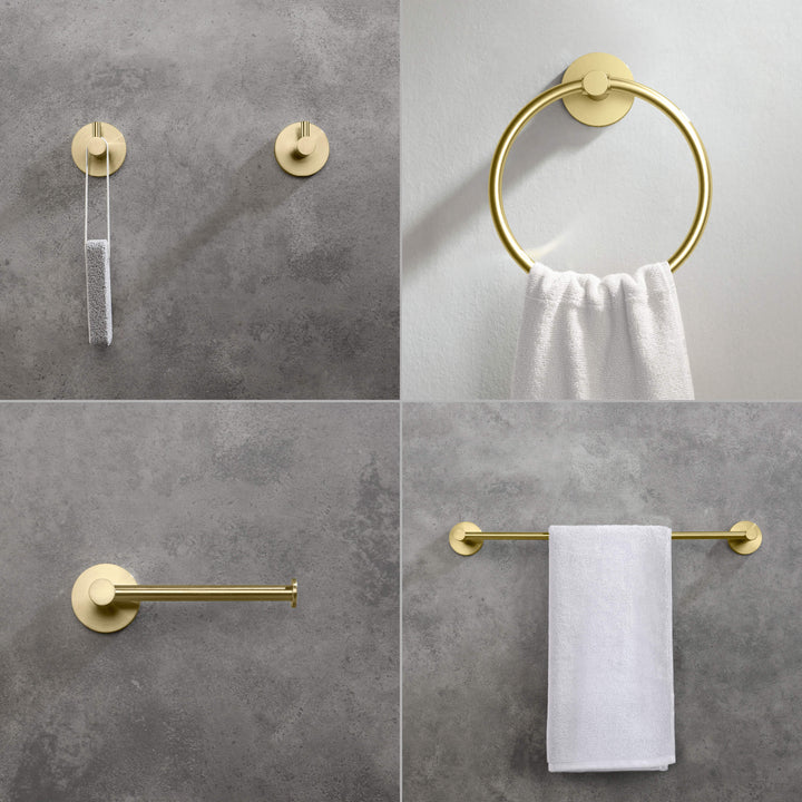 Halo 5-Piece Bathroom Hardware Set in 3