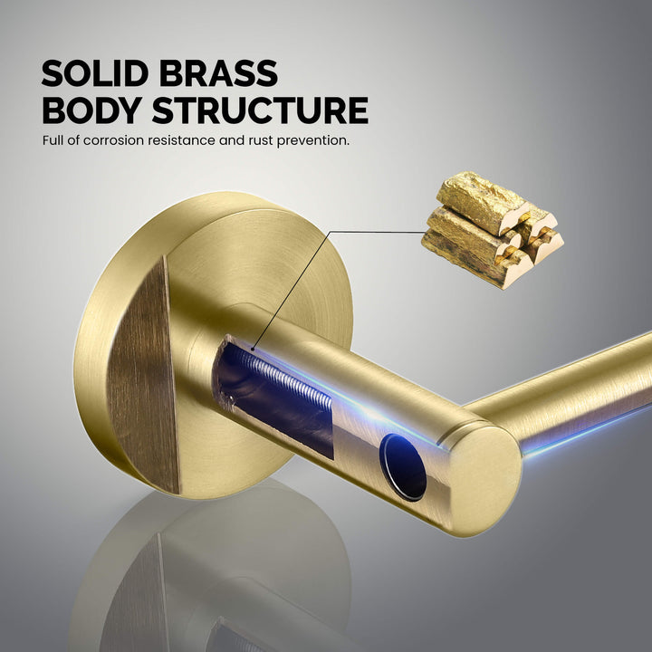 Halo 5-Piece Bathroom Hardware Set in 3
