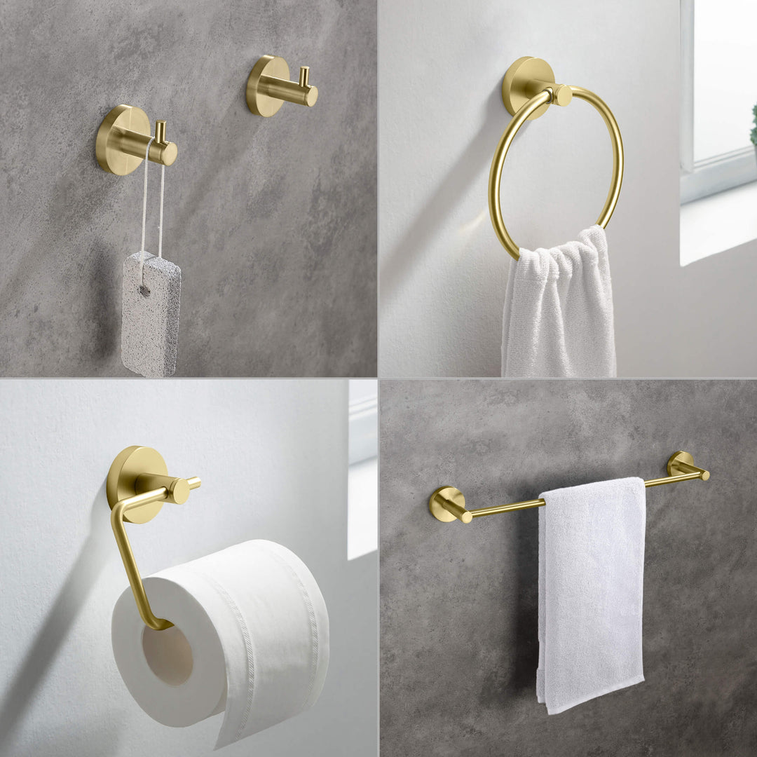 Halo 5-Piece Bathroom Hardware Set in 4