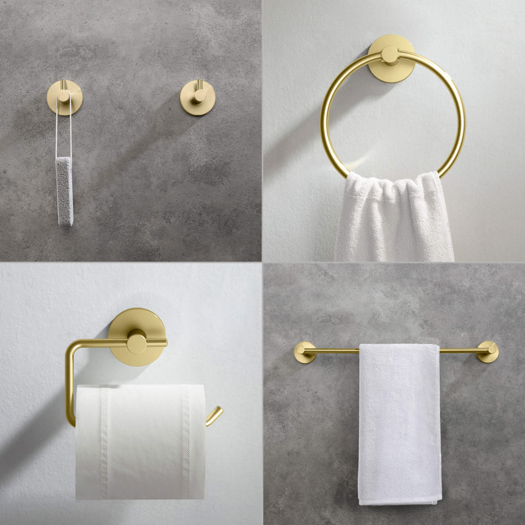 Halo 5-Piece Bathroom Hardware Set in 4