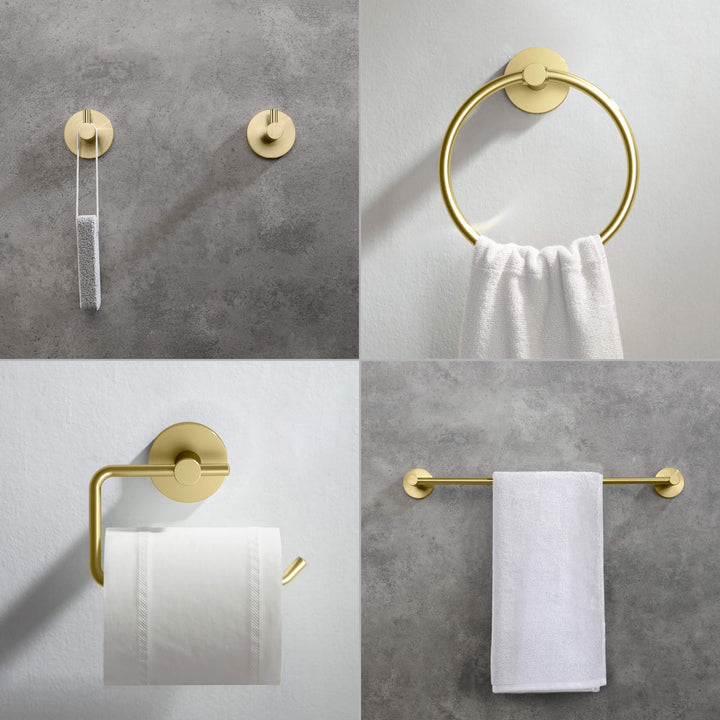 Halo 5-Piece Bathroom Hardware Set in 4