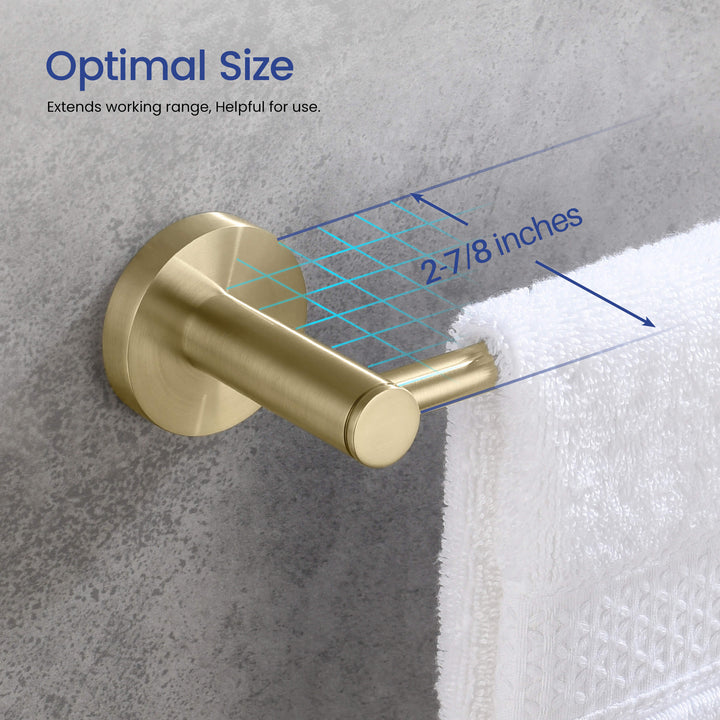 Halo 5-Piece Bathroom Hardware Set in 4