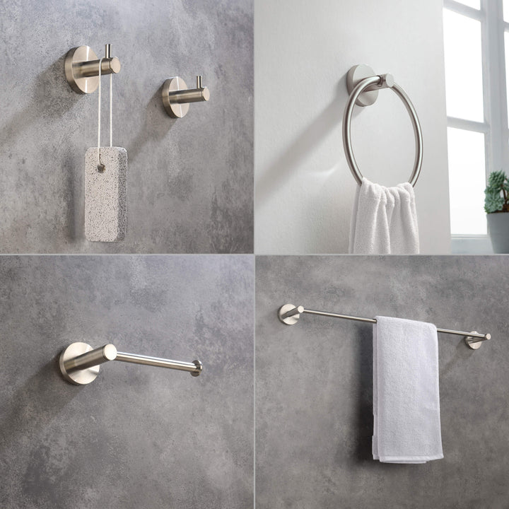 Halo 5-Piece Bathroom Hardware Set in 1