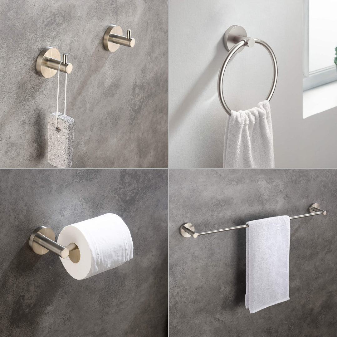 Halo 5-Piece Bathroom Hardware Set in 1