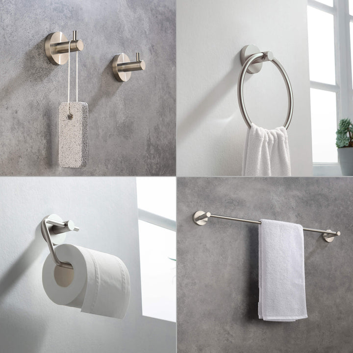 Halo 5-Piece Bathroom Hardware Set in 2