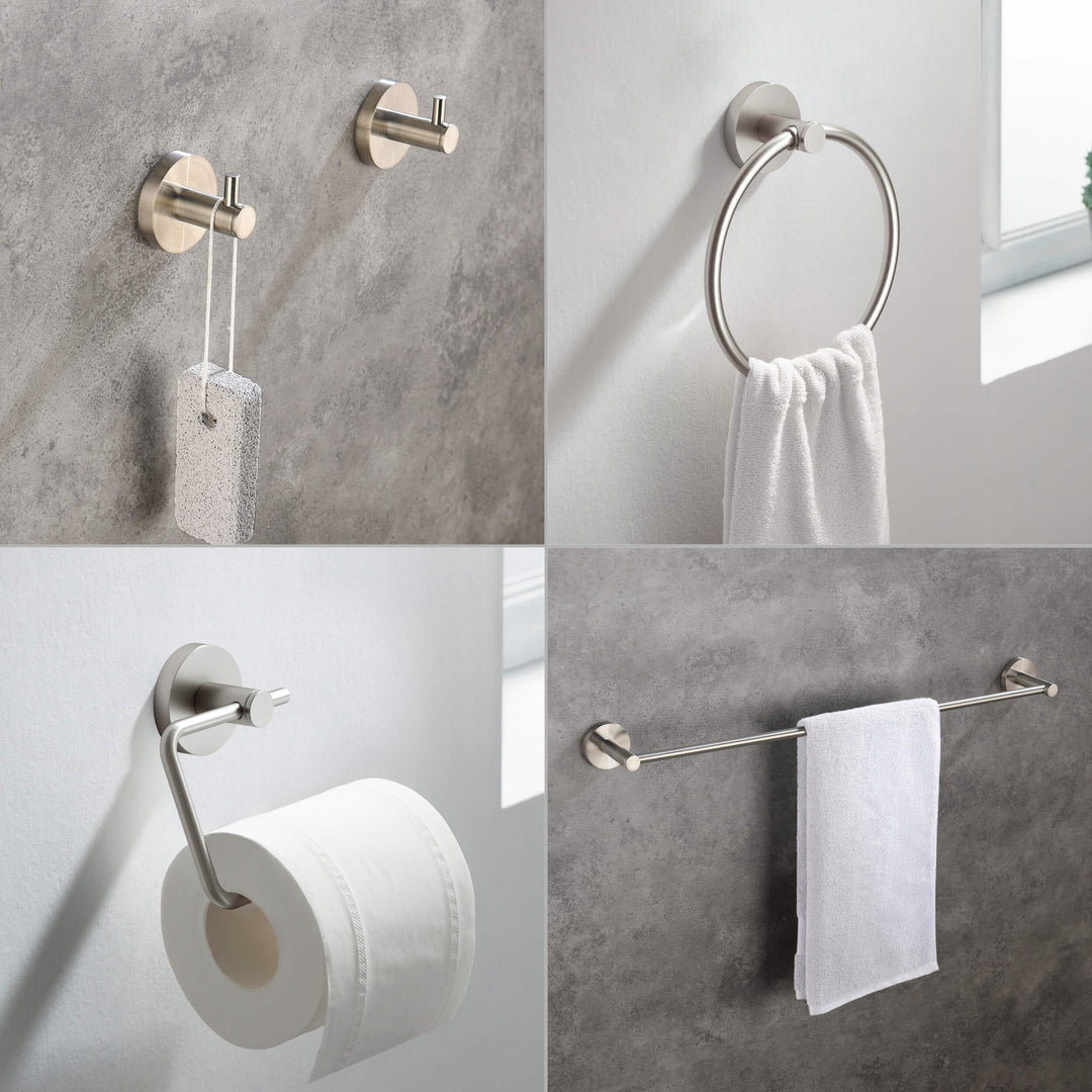 Halo 5-Piece Bathroom Hardware Set in 2