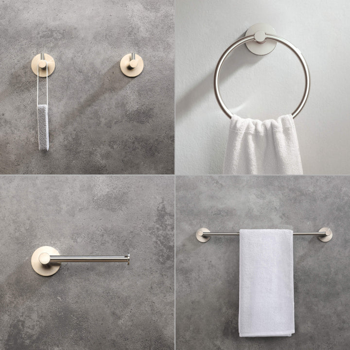 Halo 5-Piece Bathroom Hardware Set in 3