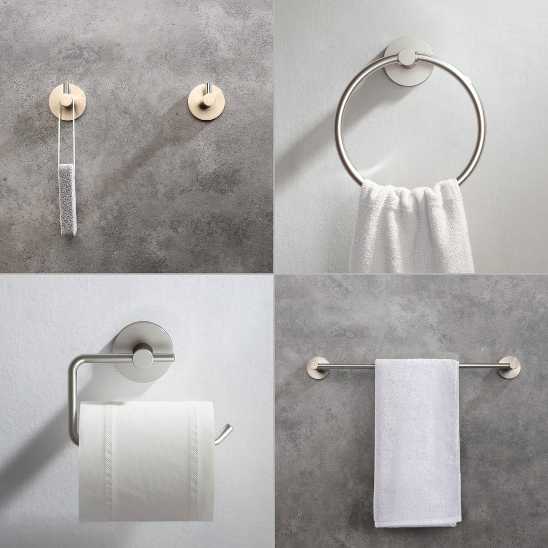 Halo 5-Piece Bathroom Hardware Set in 4