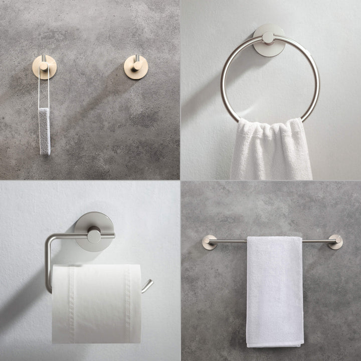 Halo 5-Piece Bathroom Hardware Set in 4
