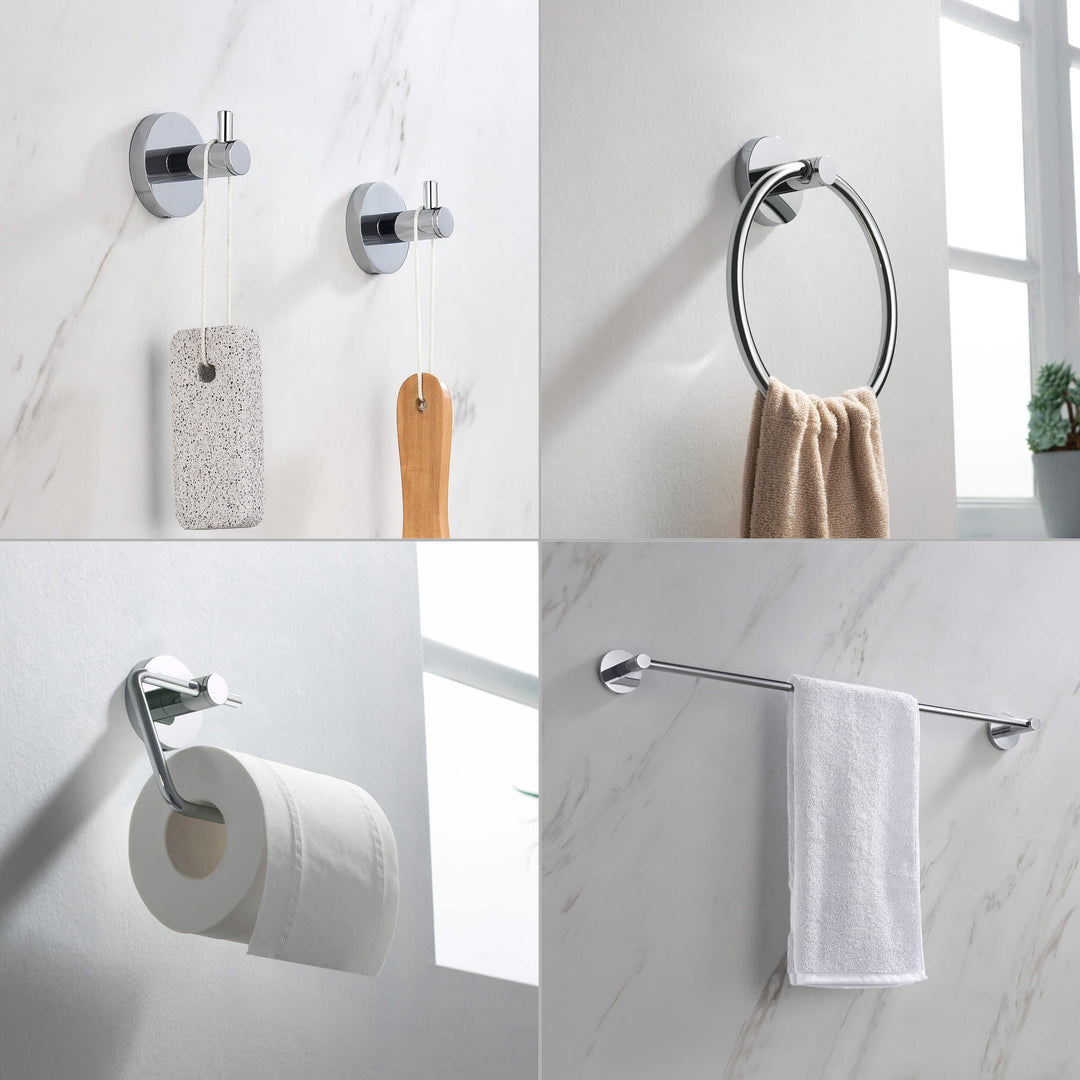 Halo 5-Piece Bathroom Hardware Set in 2