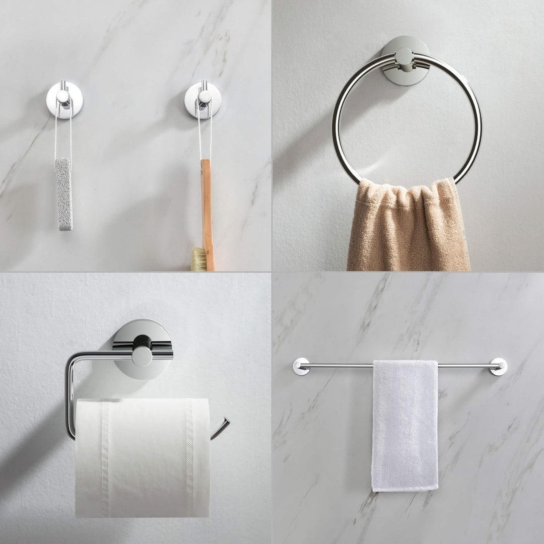 Halo 5-Piece Bathroom Hardware Set in 2