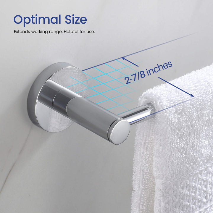 Halo 5-Piece Bathroom Hardware Set in 4