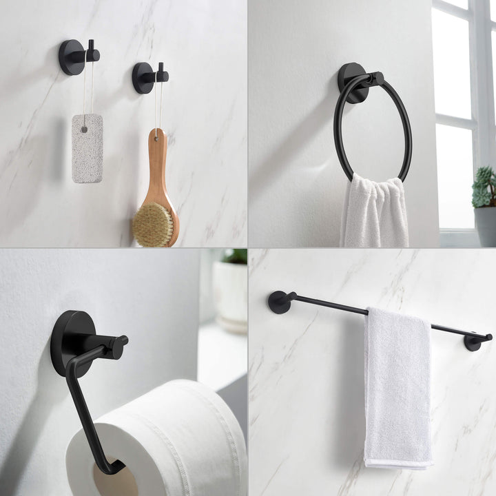Halo 5-Piece Bathroom Hardware Set in 2