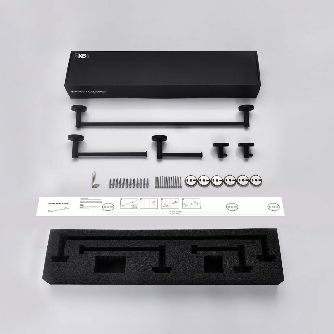 Halo 5-Piece Bathroom Hardware Set