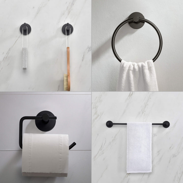 Halo 5-Piece Bathroom Hardware Set in 4