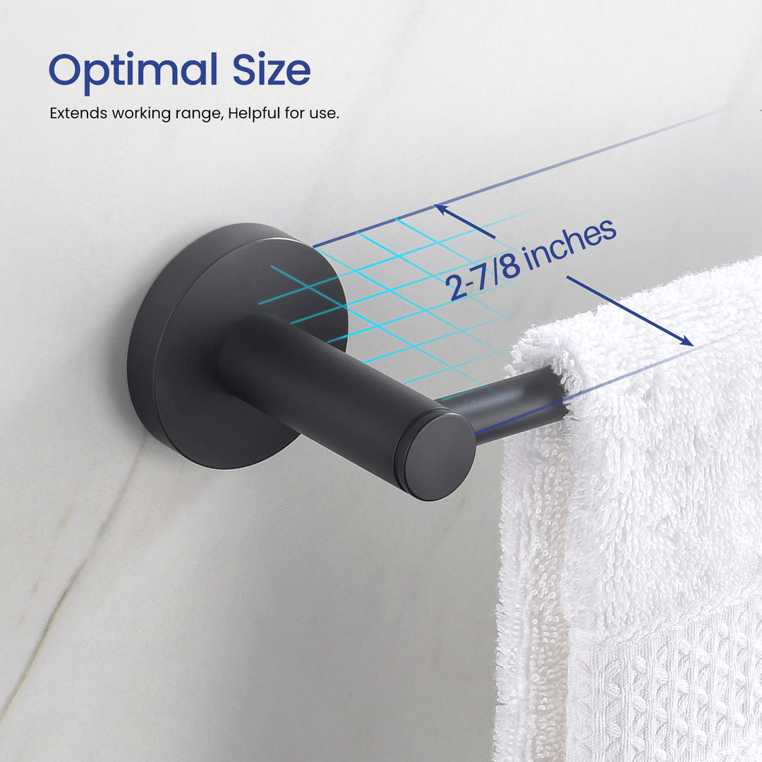 Halo 5-Piece Bathroom Hardware Set in 4
