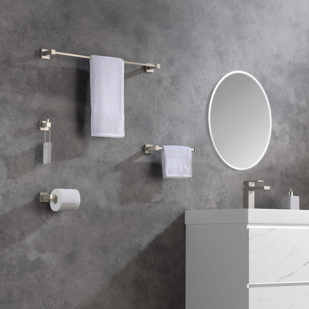 Quadra 5-Piece Bathroom Hardware Set