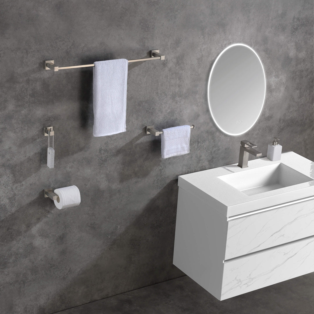Quadra 5-Piece Bathroom Hardware Set