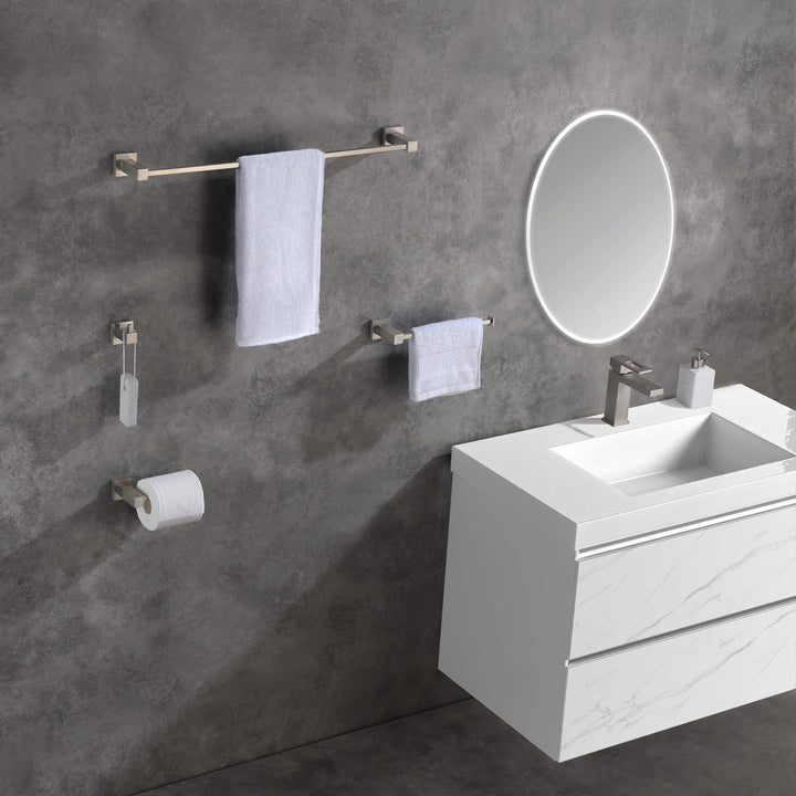 Quadra 5-Piece Bathroom Hardware Set