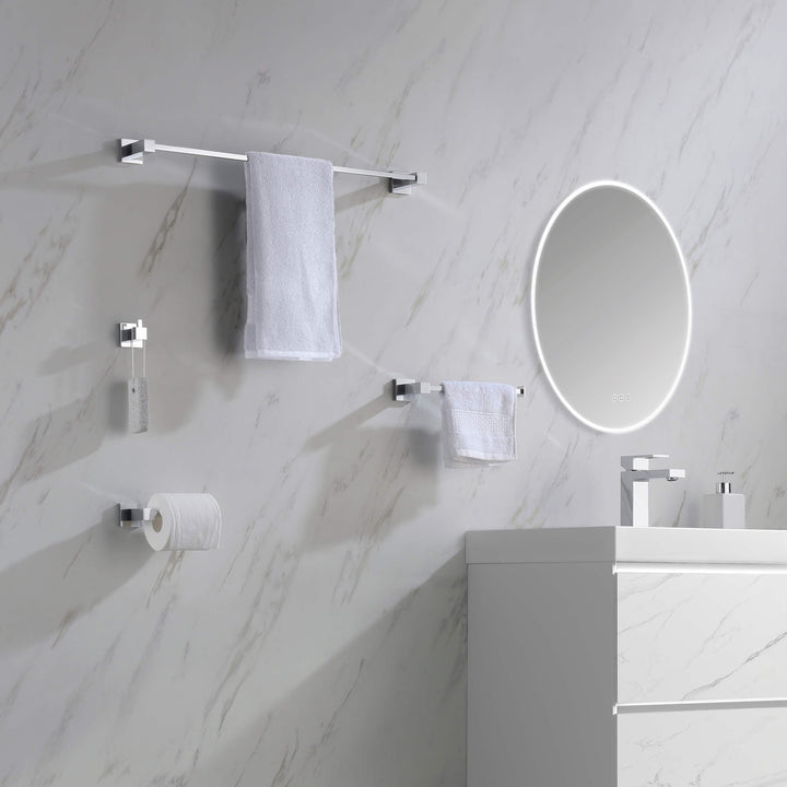Quadra 5-Piece Bathroom Hardware Set