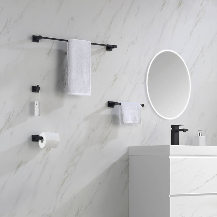 Quadra 5-Piece Bathroom Hardware Set